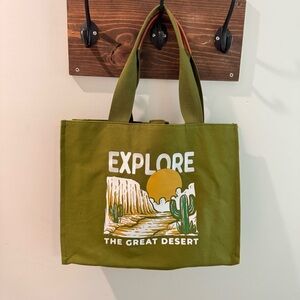 NWOT National Parks Women’s Explore Tote Bag‎ Olive Green
